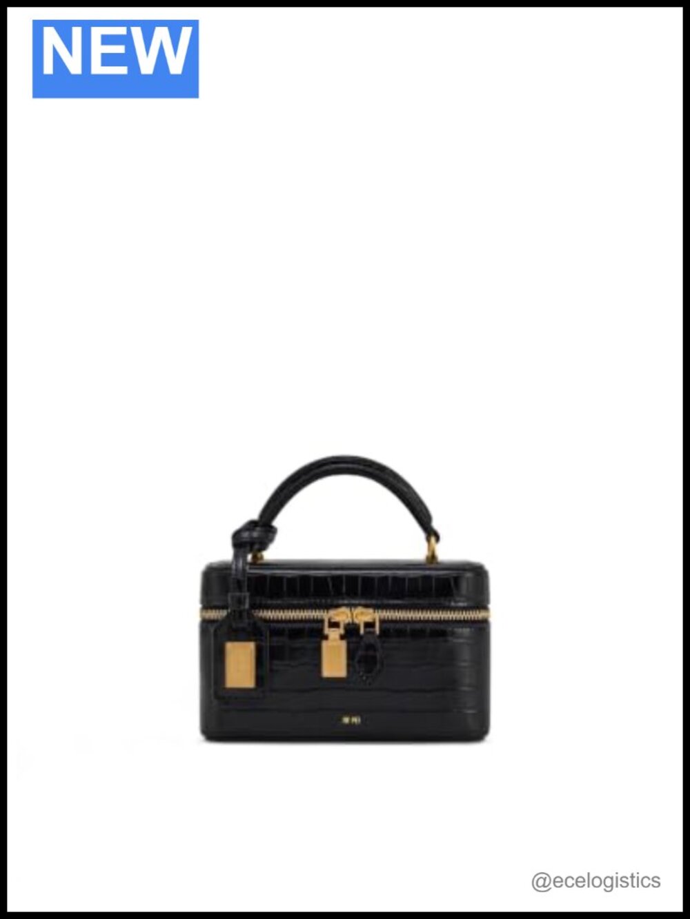 Croc-Embossed Vegan Leather Top Handle Bag Satchel with Detachable Strap